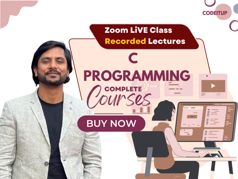 Complete C Programming Course By Anand Sir Online LiVE Class Recorded Lecture